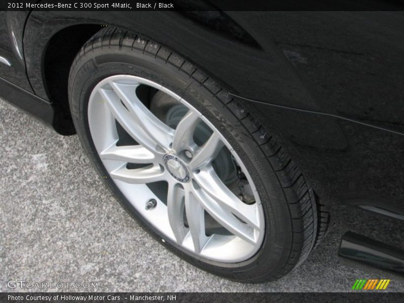 Black / Black 2012 Mercedes-Benz C 300 Sport 4Matic