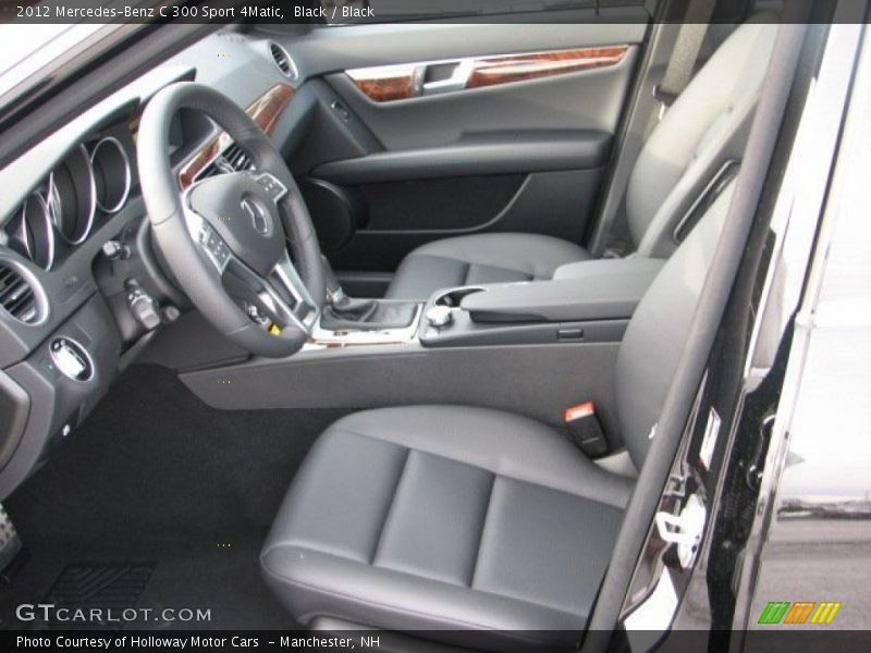 Black / Black 2012 Mercedes-Benz C 300 Sport 4Matic