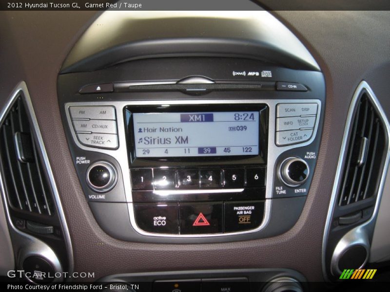 Controls of 2012 Tucson GL