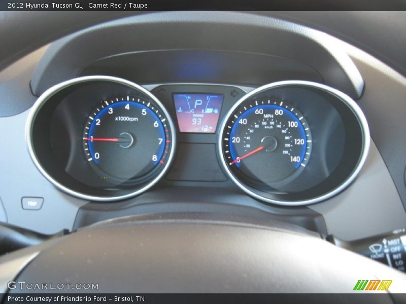  2012 Tucson GL GL Gauges