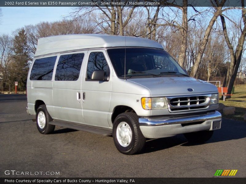 Silver Metallic / Medium Graphite 2002 Ford E Series Van E350 Passenger Conversion