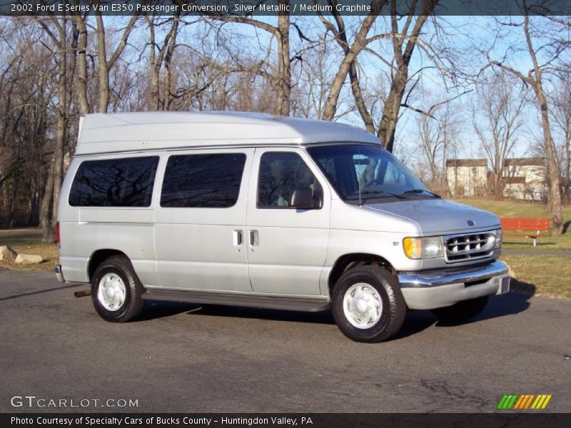 Silver Metallic / Medium Graphite 2002 Ford E Series Van E350 Passenger Conversion