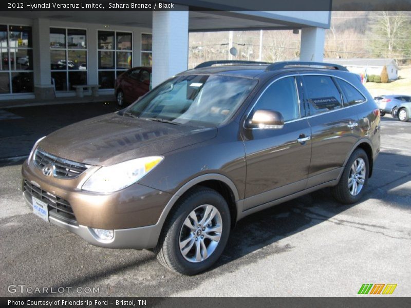 Sahara Bronze / Black 2012 Hyundai Veracruz Limited