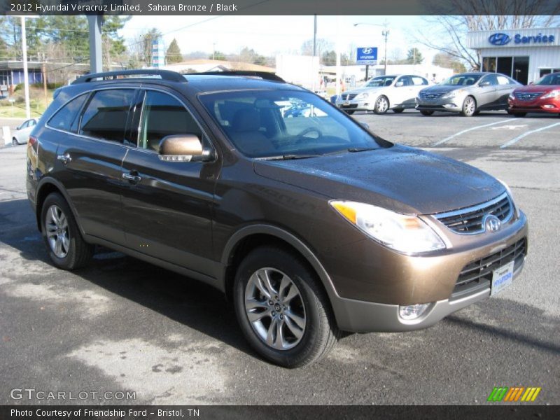 Sahara Bronze / Black 2012 Hyundai Veracruz Limited