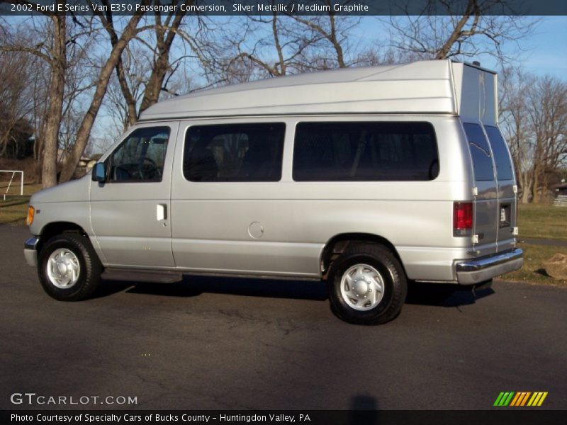 Silver Metallic / Medium Graphite 2002 Ford E Series Van E350 Passenger Conversion