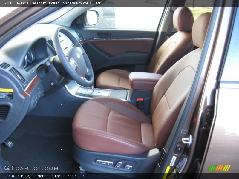  2012 Veracruz Limited Black Interior