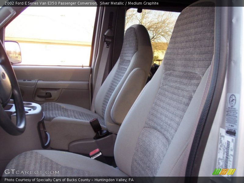 Silver Metallic / Medium Graphite 2002 Ford E Series Van E350 Passenger Conversion