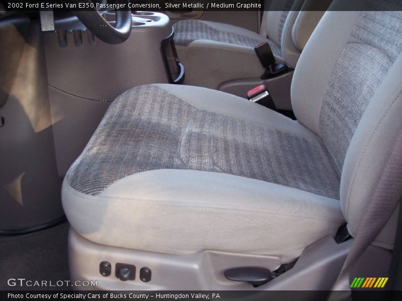 Silver Metallic / Medium Graphite 2002 Ford E Series Van E350 Passenger Conversion