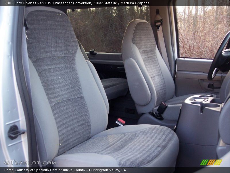 Silver Metallic / Medium Graphite 2002 Ford E Series Van E350 Passenger Conversion