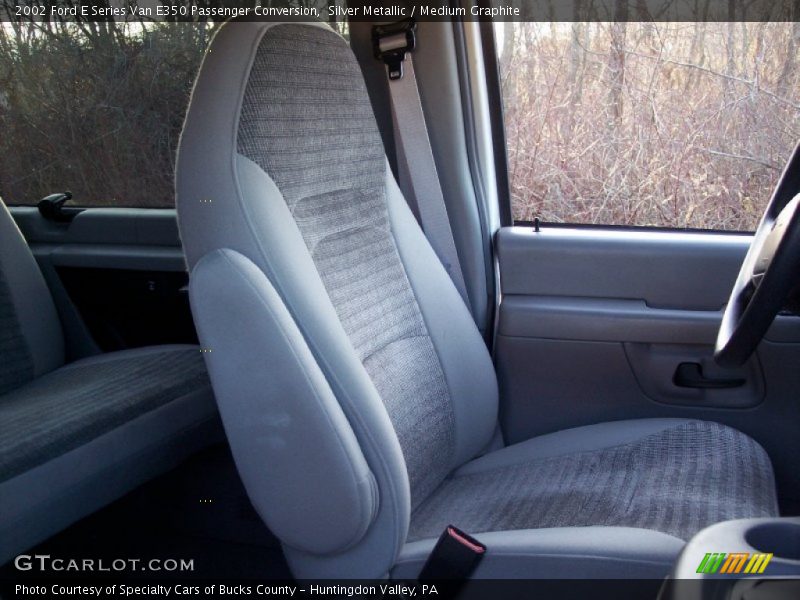 Silver Metallic / Medium Graphite 2002 Ford E Series Van E350 Passenger Conversion