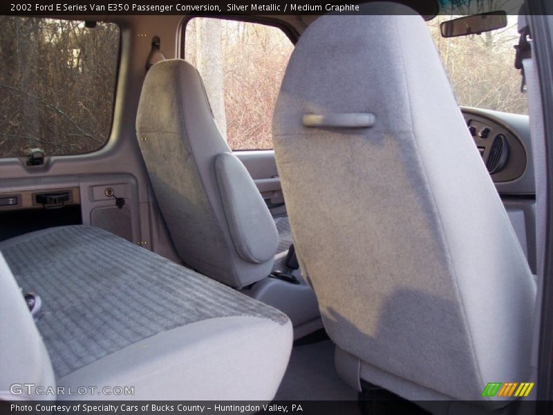 Silver Metallic / Medium Graphite 2002 Ford E Series Van E350 Passenger Conversion