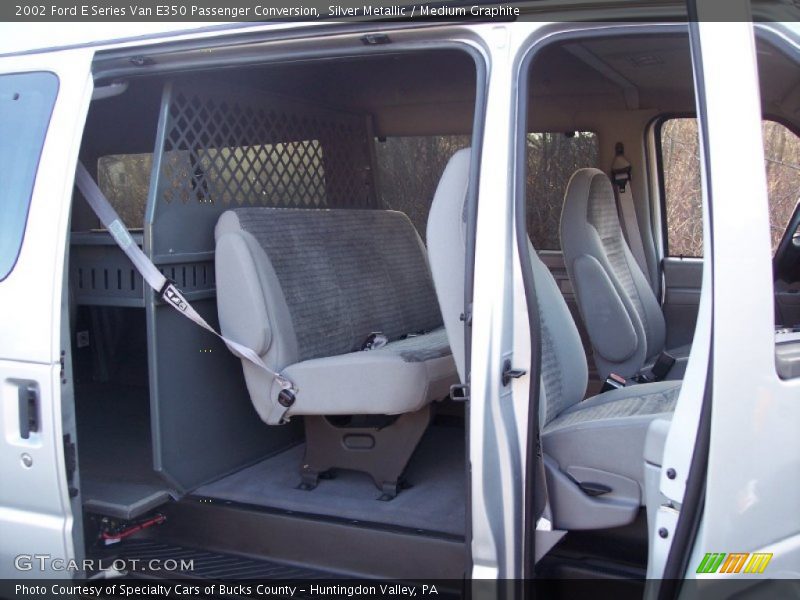Silver Metallic / Medium Graphite 2002 Ford E Series Van E350 Passenger Conversion