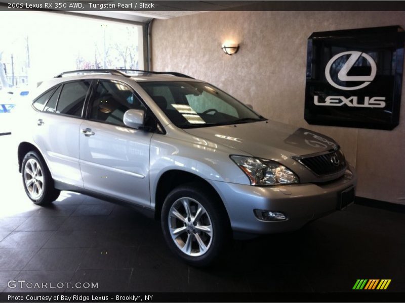 Tungsten Pearl / Black 2009 Lexus RX 350 AWD