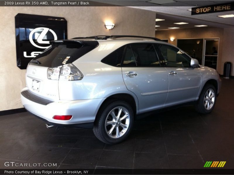 Tungsten Pearl / Black 2009 Lexus RX 350 AWD