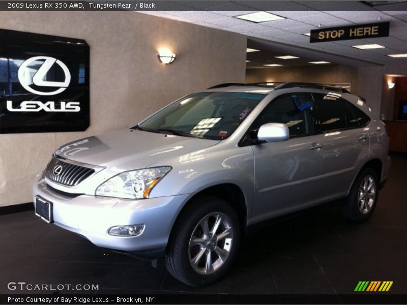 Tungsten Pearl / Black 2009 Lexus RX 350 AWD