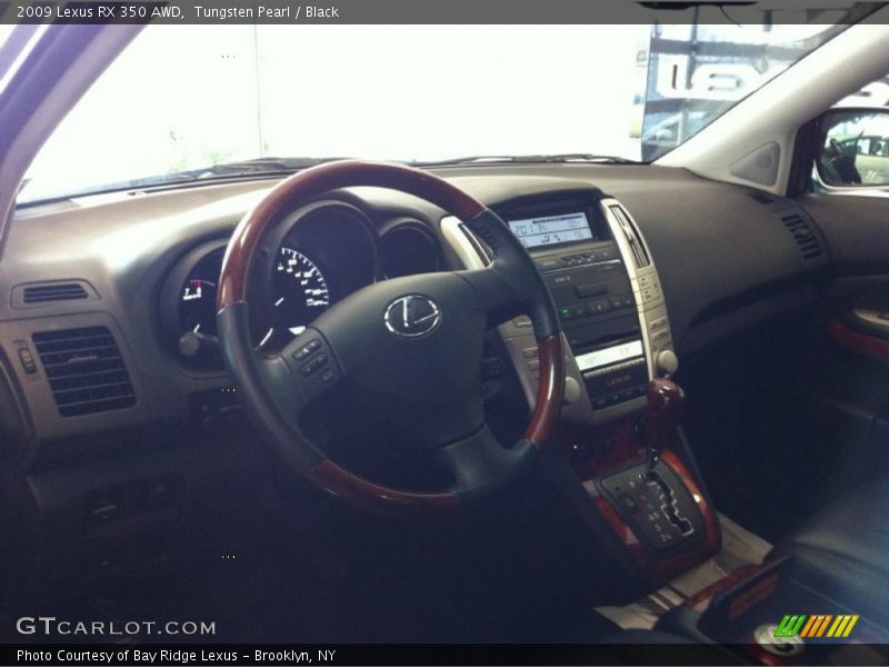 Tungsten Pearl / Black 2009 Lexus RX 350 AWD