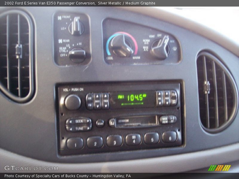 Controls of 2002 E Series Van E350 Passenger Conversion