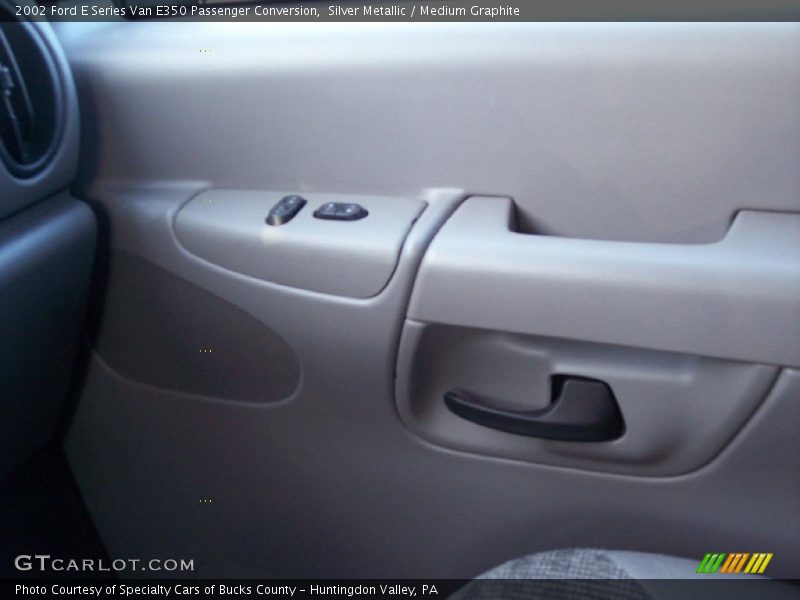 Silver Metallic / Medium Graphite 2002 Ford E Series Van E350 Passenger Conversion