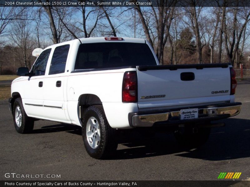 Summit White / Dark Charcoal 2004 Chevrolet Silverado 1500 LS Crew Cab 4x4