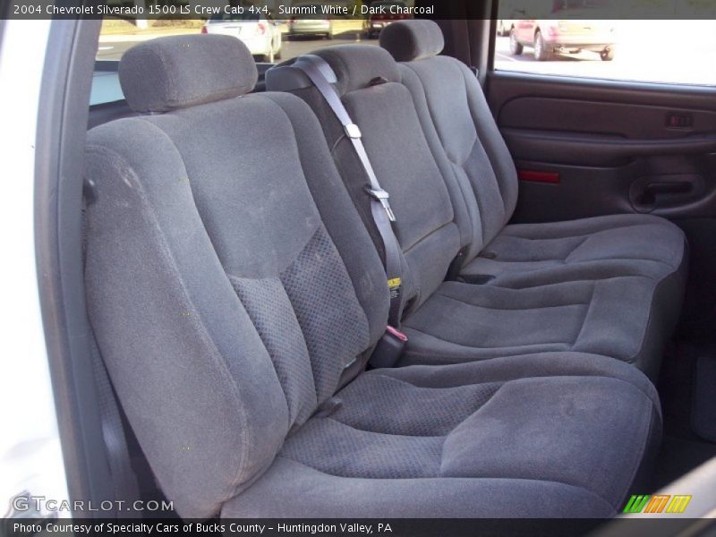 Summit White / Dark Charcoal 2004 Chevrolet Silverado 1500 LS Crew Cab 4x4
