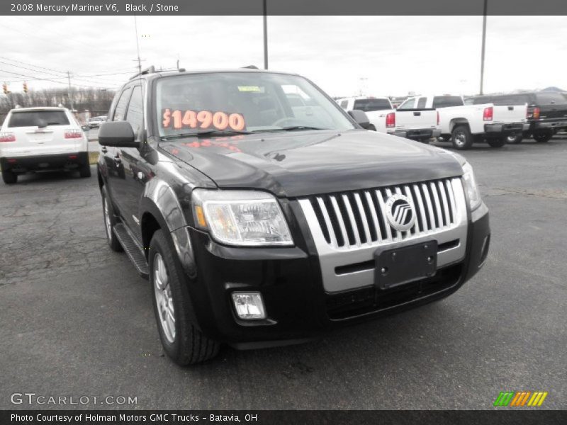 Black / Stone 2008 Mercury Mariner V6