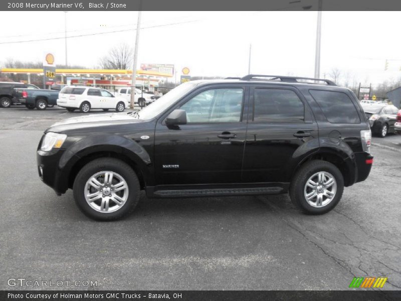Black / Stone 2008 Mercury Mariner V6