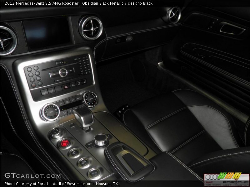 Obsidian Black Metallic / designo Black 2012 Mercedes-Benz SLS AMG Roadster