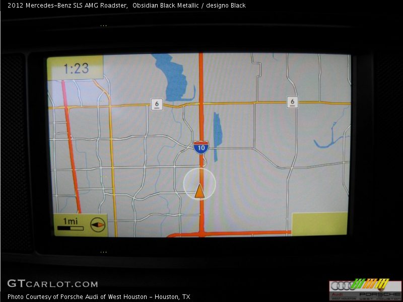 Obsidian Black Metallic / designo Black 2012 Mercedes-Benz SLS AMG Roadster