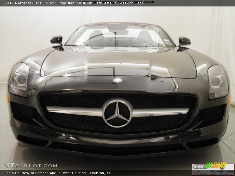 Obsidian Black Metallic / designo Black 2012 Mercedes-Benz SLS AMG Roadster