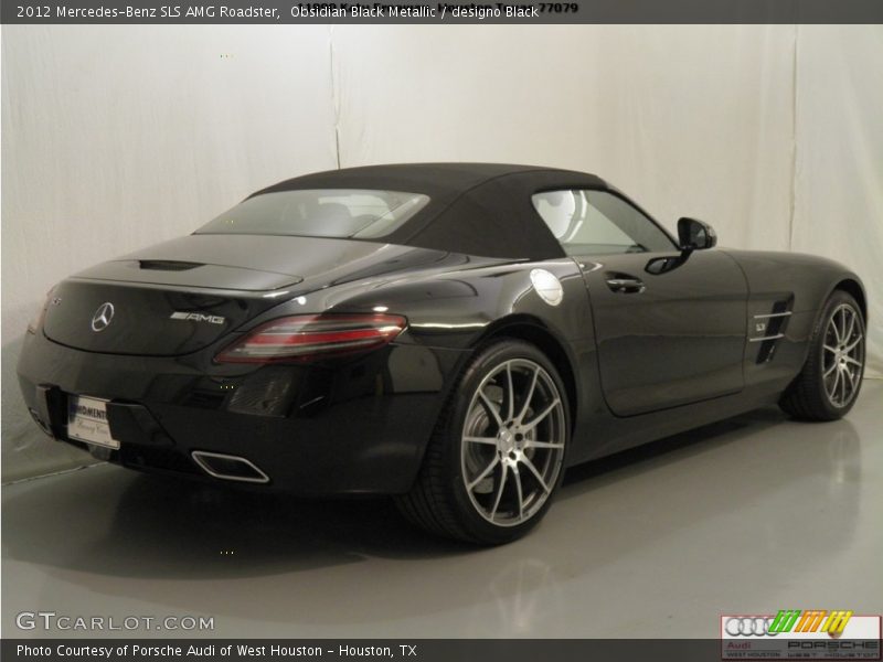 Obsidian Black Metallic / designo Black 2012 Mercedes-Benz SLS AMG Roadster