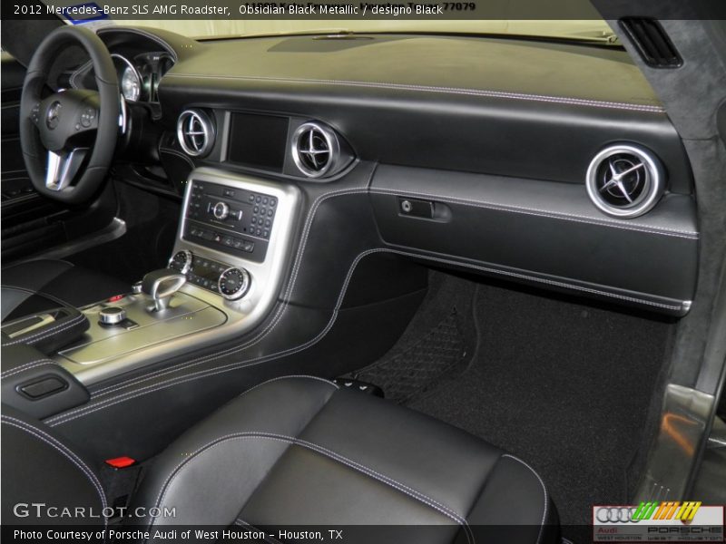 Obsidian Black Metallic / designo Black 2012 Mercedes-Benz SLS AMG Roadster