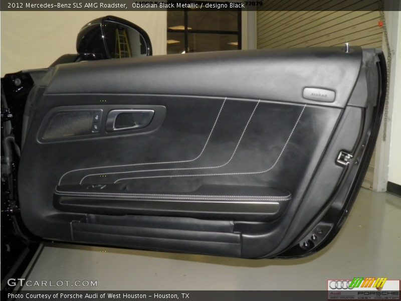 Obsidian Black Metallic / designo Black 2012 Mercedes-Benz SLS AMG Roadster