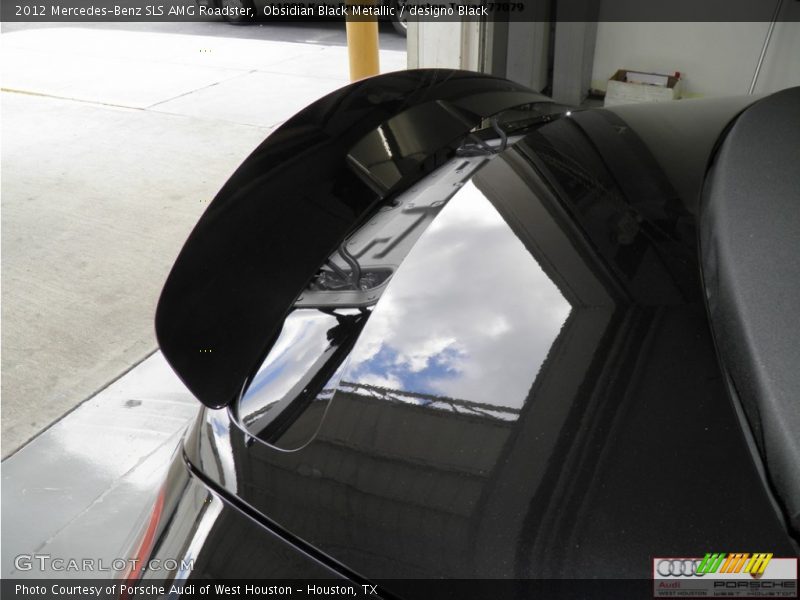 Obsidian Black Metallic / designo Black 2012 Mercedes-Benz SLS AMG Roadster