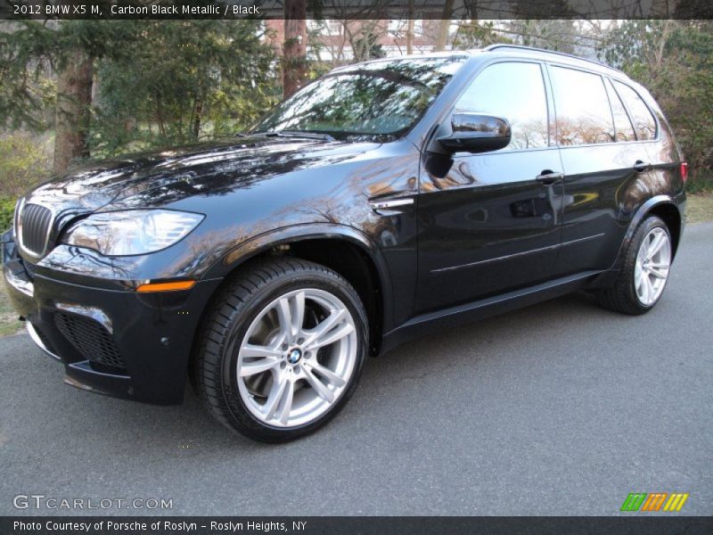 Carbon Black Metallic / Black 2012 BMW X5 M