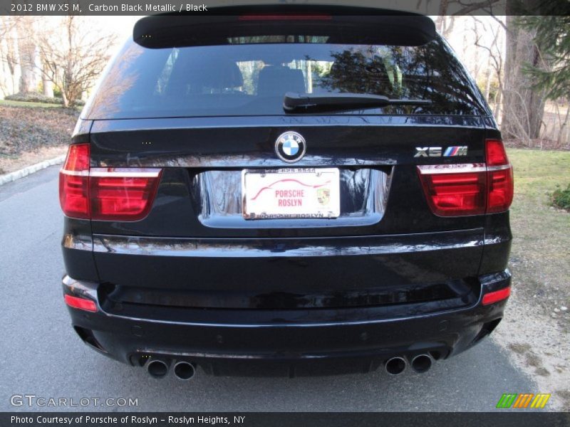 Carbon Black Metallic / Black 2012 BMW X5 M