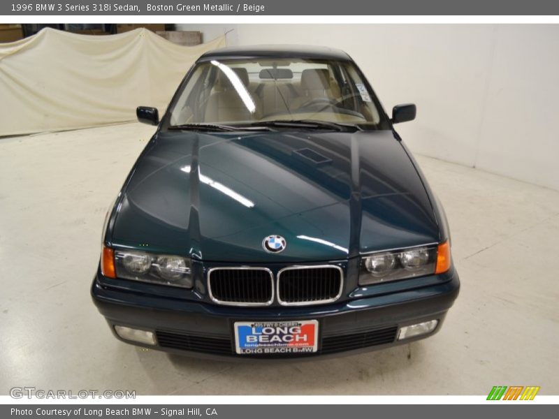Boston Green Metallic / Beige 1996 BMW 3 Series 318i Sedan