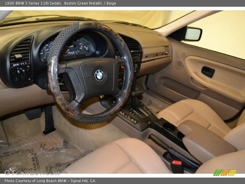 Boston Green Metallic / Beige 1996 BMW 3 Series 318i Sedan
