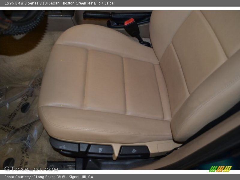 Boston Green Metallic / Beige 1996 BMW 3 Series 318i Sedan