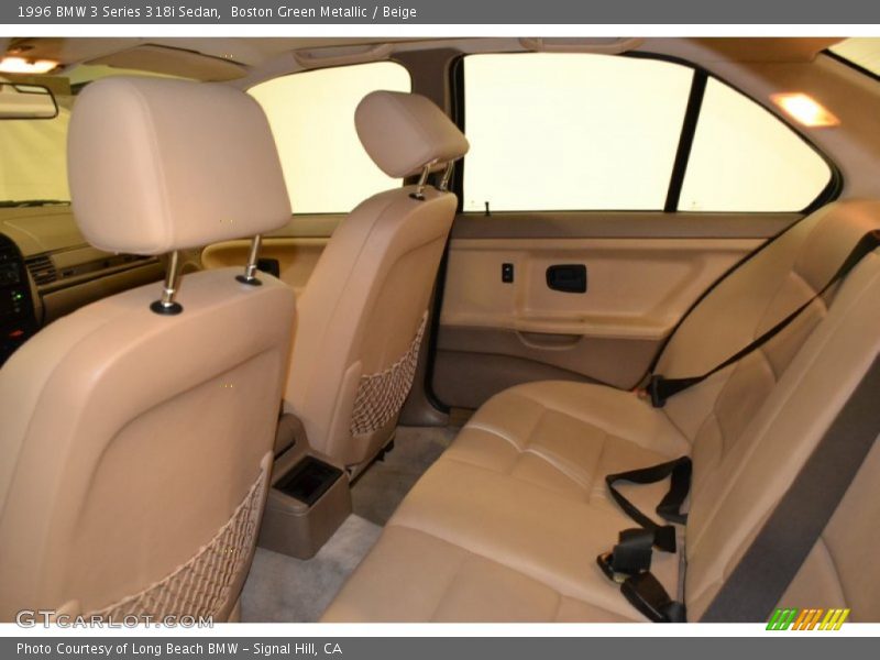 Boston Green Metallic / Beige 1996 BMW 3 Series 318i Sedan