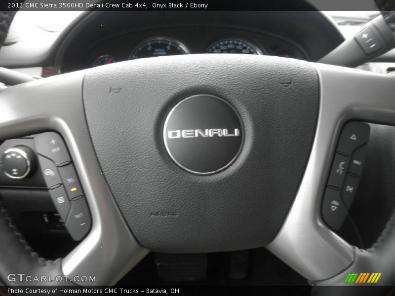 Onyx Black / Ebony 2012 GMC Sierra 3500HD Denali Crew Cab 4x4