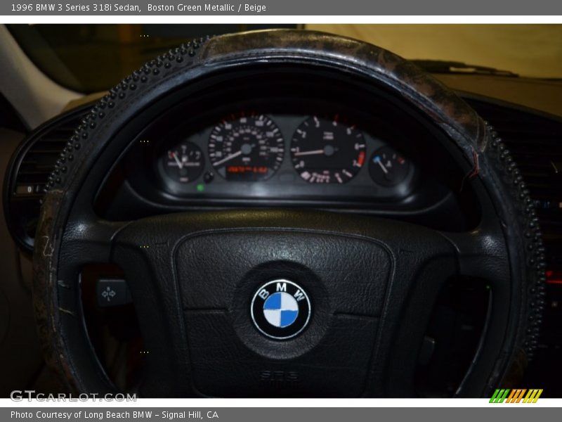 Boston Green Metallic / Beige 1996 BMW 3 Series 318i Sedan