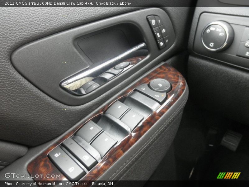 Onyx Black / Ebony 2012 GMC Sierra 3500HD Denali Crew Cab 4x4