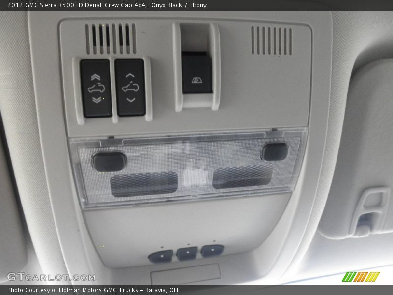 Onyx Black / Ebony 2012 GMC Sierra 3500HD Denali Crew Cab 4x4