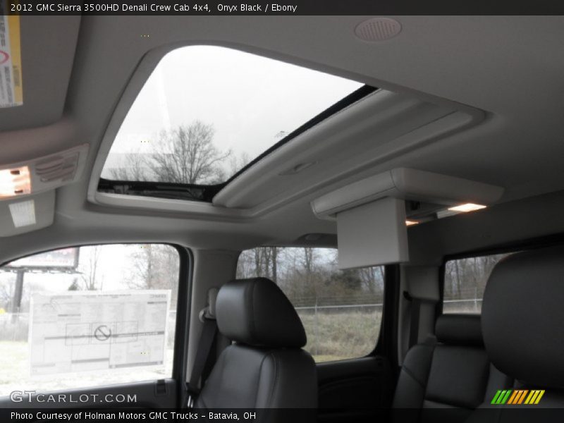 Onyx Black / Ebony 2012 GMC Sierra 3500HD Denali Crew Cab 4x4