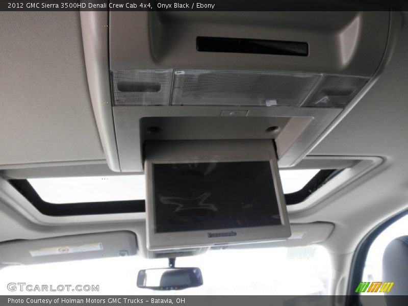 Onyx Black / Ebony 2012 GMC Sierra 3500HD Denali Crew Cab 4x4