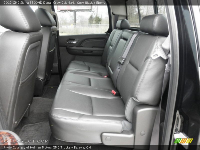 Onyx Black / Ebony 2012 GMC Sierra 3500HD Denali Crew Cab 4x4