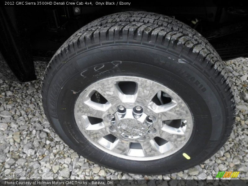 Onyx Black / Ebony 2012 GMC Sierra 3500HD Denali Crew Cab 4x4