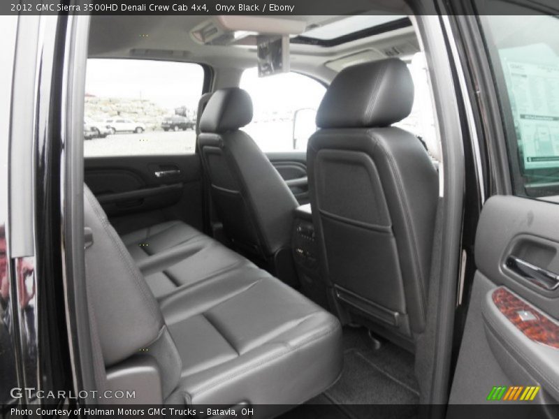 Onyx Black / Ebony 2012 GMC Sierra 3500HD Denali Crew Cab 4x4