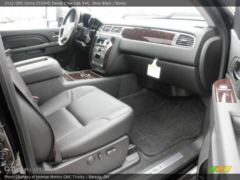 Onyx Black / Ebony 2012 GMC Sierra 3500HD Denali Crew Cab 4x4