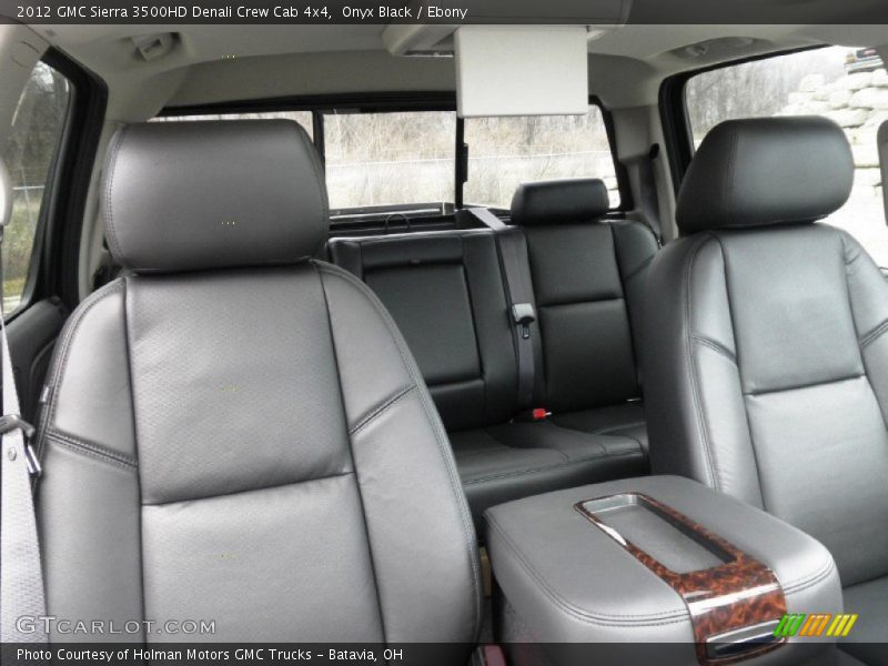 Onyx Black / Ebony 2012 GMC Sierra 3500HD Denali Crew Cab 4x4